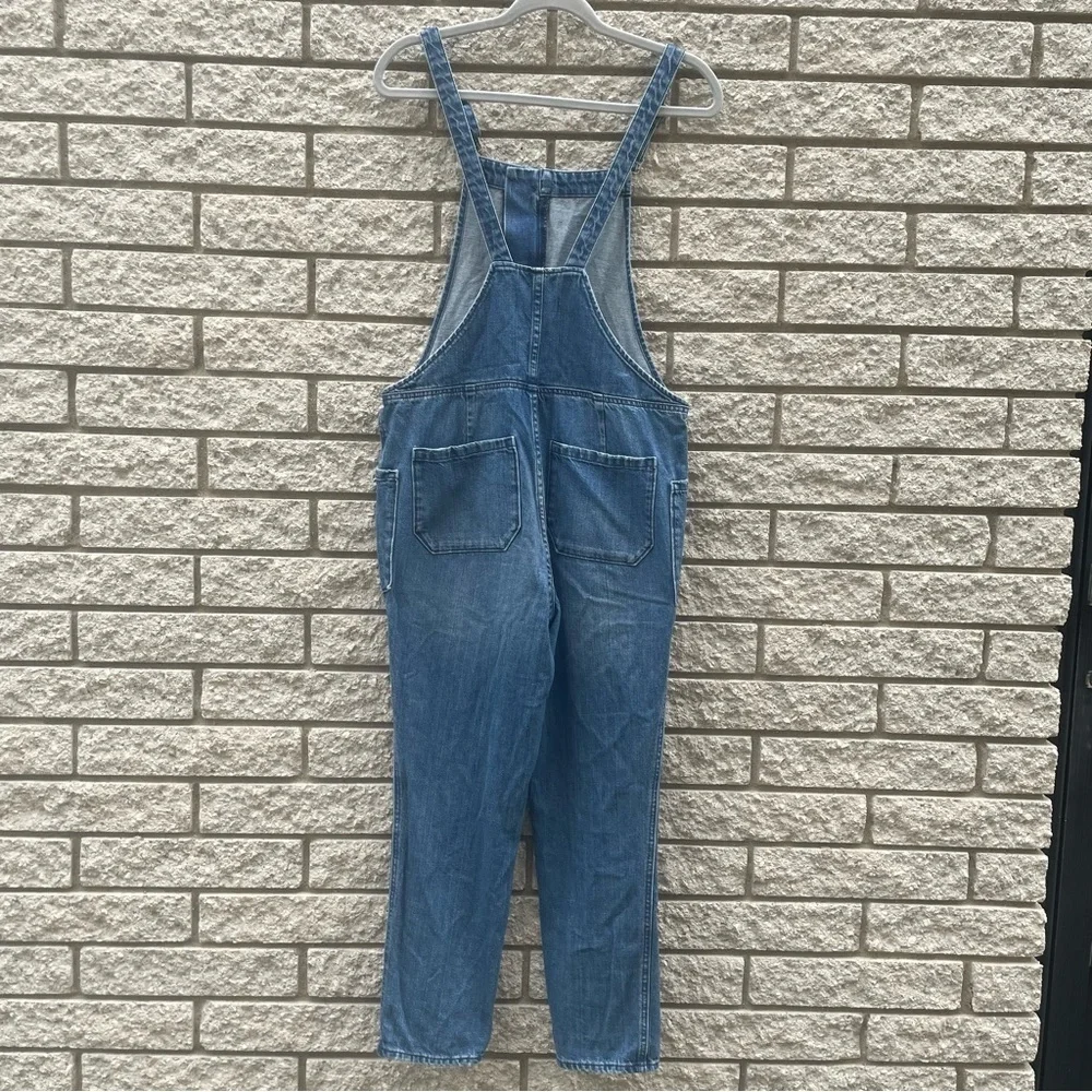 Madewell Women's Denim Dungaree Overalls Size Small - Picture 8 of 11